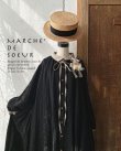 画像3: 【アンティークレースコサージュ付き】MARCHE' DE SOEUR／アンのリボンワンピース・ブラック (3)