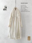 画像1: HALLELUJAH／1890's Bourgeron 羊飼いシャツワンピース・off-white (1)