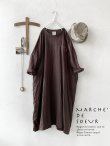 画像1: MARCHE' DE SOEUR／シンプルワンピース・チョコ (1)