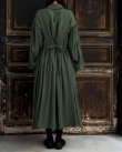 画像11: HALLELUJAH／Chemise a la Reine Robe 王女のローブワンピース・dark green (11)