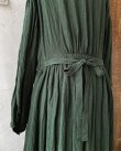 画像8: HALLELUJAH／Chemise a la Reine Robe 王女のローブワンピース・dark green (8)