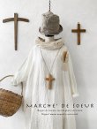 画像1: MARCHE' DE SOEUR／フードワンピース・オフ×ベージュ (1)