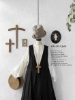 画像2: HALLELUJAH／Priest's Tablier 司祭のタブリエ・Charcoal black  (2)