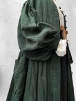 画像4: 【30%OFF SALE】HALLELUJAH／Chemise a la Reine Robe 王女のローブ・dark green (4)