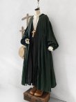 画像2: 【30%OFF SALE】HALLELUJAH／Chemise a la Reine Robe 王女のローブ・dark green (2)