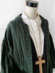 画像5: 【30%OFF SALE】HALLELUJAH／Chemise a la Reine Robe 王女のローブ・dark green (5)