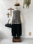 画像8: MAGALI /リネンウール カシュクールジレ・アッシュグレー (8)