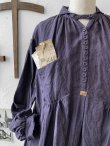 画像4: HALLELUJAH／1890's Bourgeron 羊飼いシャツワンピース・purple (4)