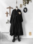 画像1: HALLELUJAH／1890's Bourgeron 羊飼いシャツワンピース・black (1)