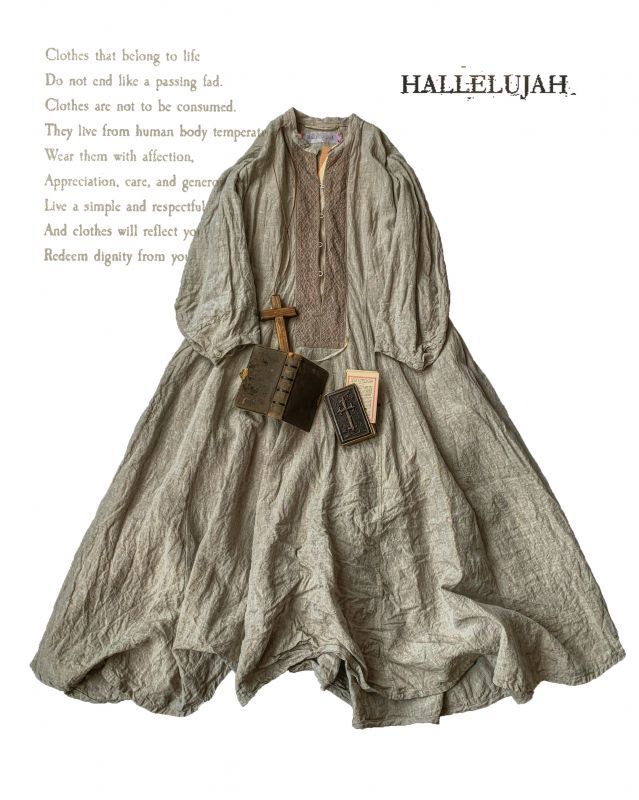 HALLELUJAH／Robe de une religieuse[修道女のローブ]・flax