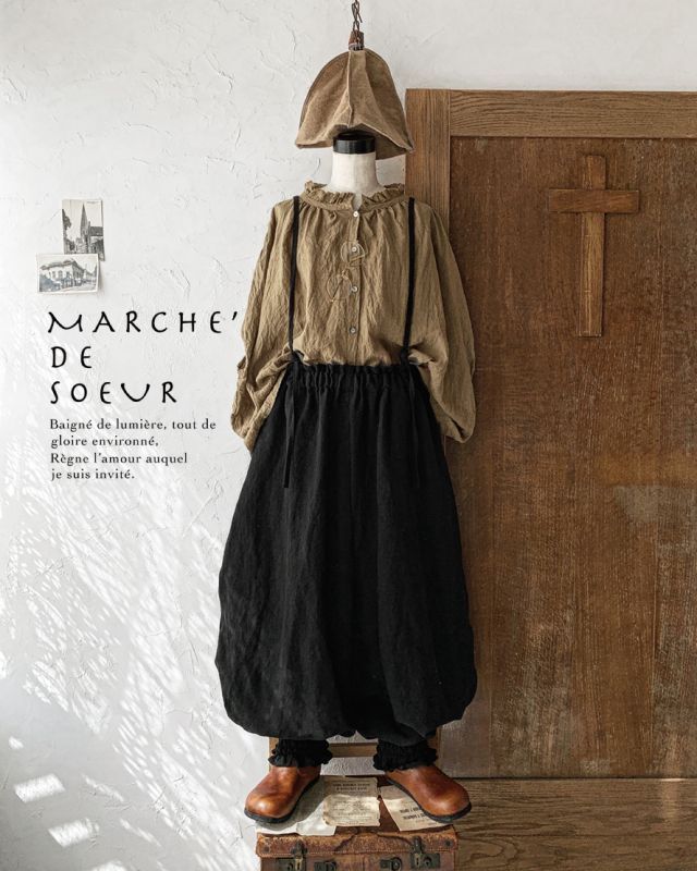 MARCHE' DE SOEUR／ピエロパンツ・黒